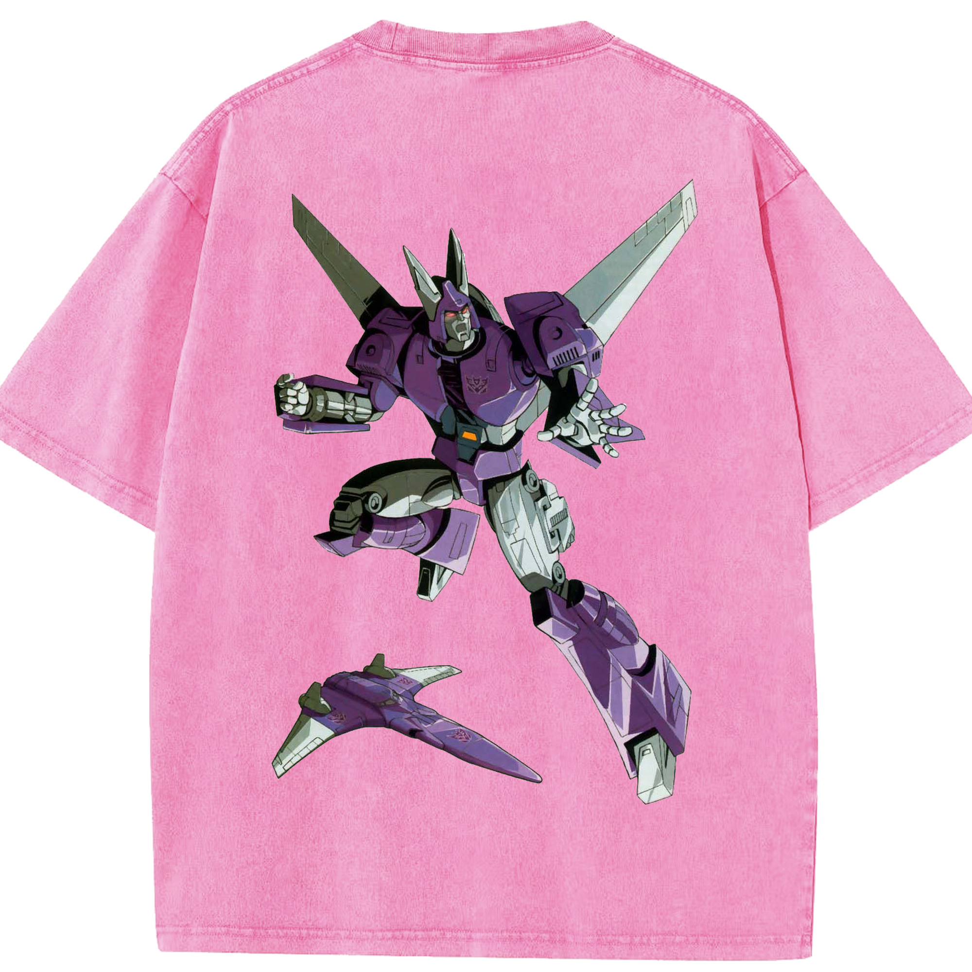 （画像用）  綿100% ヴィンテージ風 半袖Tシャツ（背面プリント）